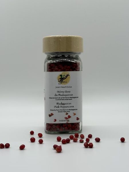 Madagascar Pink Peppercorn — bulk top-down product shot