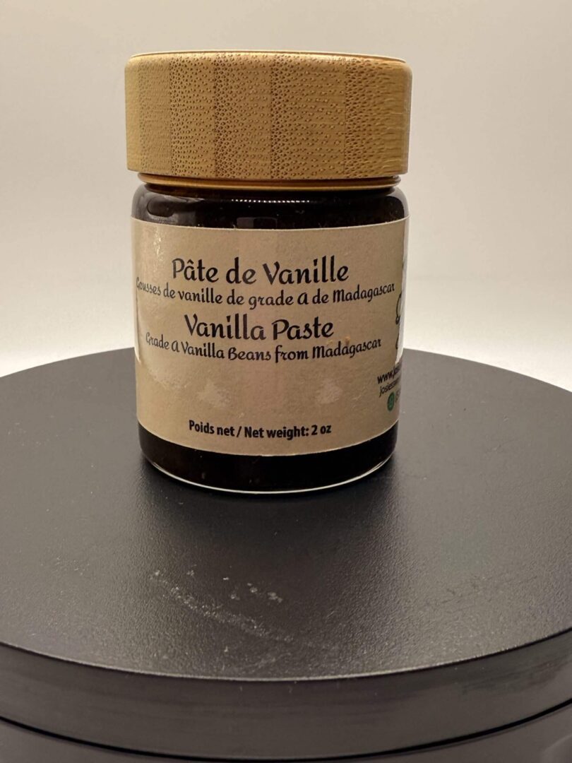 Josie's Sweet Caviar Madagascar Grade A Vanilla Paste, 4 oz jar